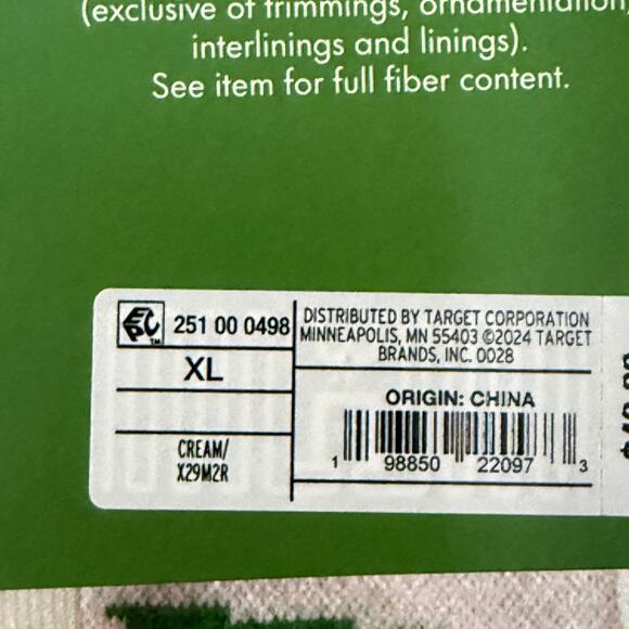 NWT Kate Spade x Target Strawberry Hoodie XL Cream Limited Edition Pullover - Picture 6 of 12